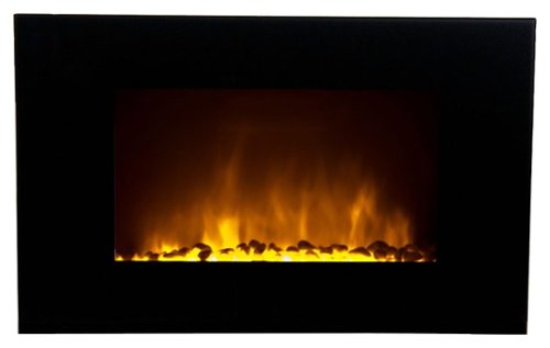  Warm House - Oslo Electric Fireplace - Black