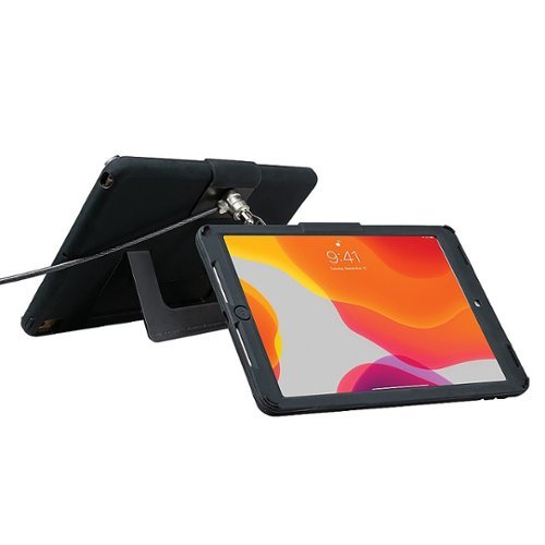 CTA Digital - Security Case with Kickstand and Antitheft Cable for iPad 10.2 Inch 7th Generation