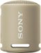Sony - EXTRA BASS Compact Portable Bluetooth Speaker - Taupe-Front_Standard