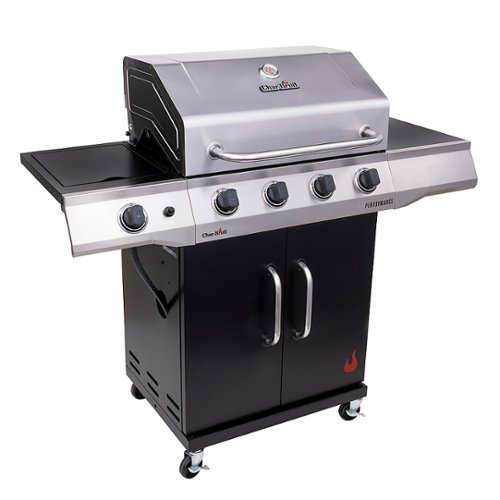 Char-Broil - Performance Series 4-Burner Gas Grill - Stainless Steel/Black