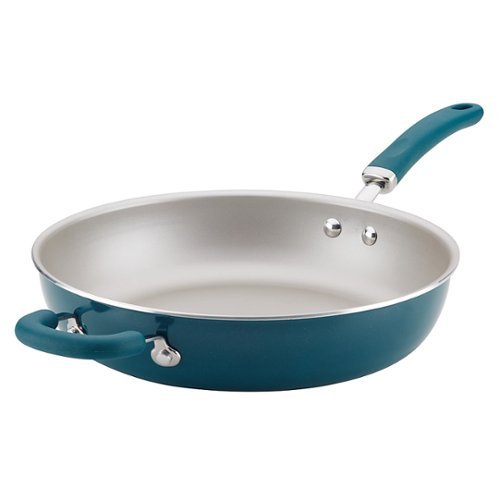 Rachael Ray - Create Delicious 12.5-Inch Frying Pan - Teal Shimmer
