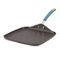 Rachael Ray - Cucina Indoor Griddle - Gray with Agave Blue Handle-Angle_Standard