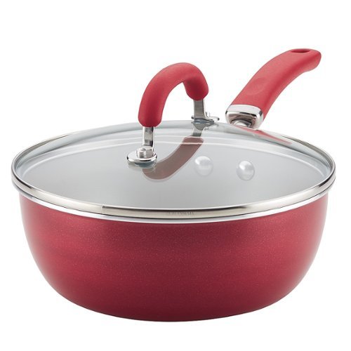 Rachael Ray - Create Delicious 3-Quart Everything Pan - Red Shimmer