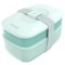 Bentgo - Classic All-in-One Lunch Box - Costal Aqua-Angle_Standard