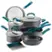 Gray with Teal Handles