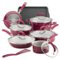 Rachael Ray - Create Delicious 13-Piece Cookware Set - Burgundy Shimmer-Angle_Standard
