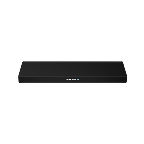 Zephyr - Hurricane 30 in. 695 CFM Under Cabinet Range Hood in Black - Black