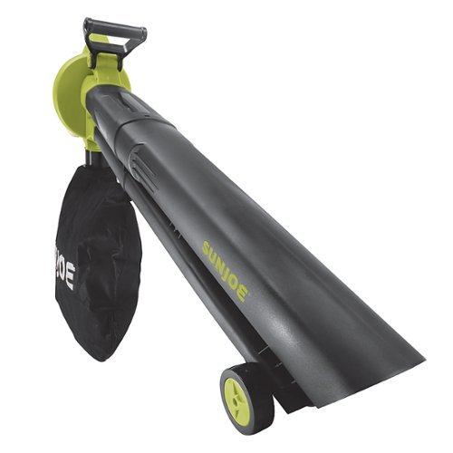 Sun Joe - 48-Volt iON+ 155 MPH 388 CFM Cordless Handheld Blower and Vacuum and Mulcher (Battery Not Included) - Green