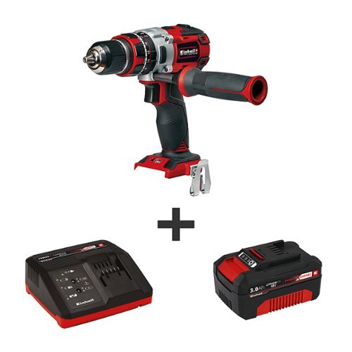 Einhell - TE-CD Power X-Change 18-Volt Cordless 1/2-Inch MAX 1800 RPM Kit (w/ 3.0-Ah Battery + Fast Charger)