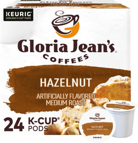 Gloria Jean's - Hazelnut K-Cup Pods, 24 Count