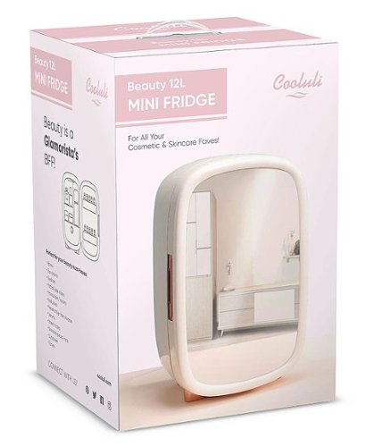 Cooluli - Beauty 12-liter Skincare Fridge - White Mirror-Alt_View_Standard_15 