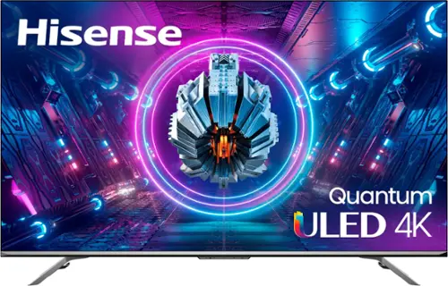 Front. Hisense - 75" Class U7G Series Quantum ULED 4K UHD Smart Android TV - Black.