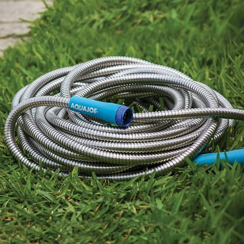 Sun Joe Stainless Steel Garden Hose - Blue WHERE TO BUY