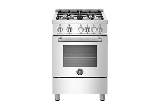 Bertazzoni - 2.4 Cu Ft. Freestanding All Gas Range with Convection Oven. - Stainless steel