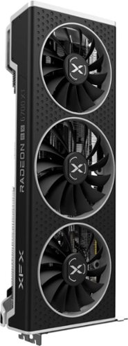 XFX - Speedster QICK319 AMD Radeon RX 6700 XT 12GB GDDR6 PCI Express 4.0 Gaming Graphics Card - Black-Front_Standard 
