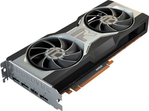XFX - AMD Radeon RX 6700 XT 12GB GDDR6 PCI Express 4.0 Gaming Graphics Card - Gray/Black-Front_Standard 