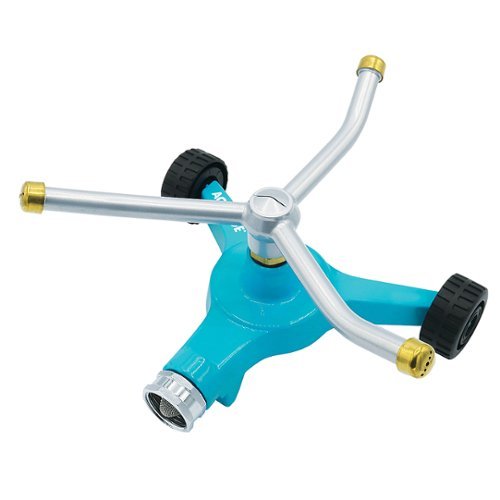 Aqua Joe - 3-Arm Zinc Rotary 360 Degree Sprinkler