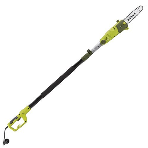 Sun Joe - 120-Volt 10-Inch Electric Pole Saw with Multi-Angle Adjustment (Tool Only) - Green