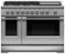 Fisher & Paykel - 7.7 Cu. Ft. Freestanding Double Oven Gas Convection Range - Stainless Steel-Front_Standard