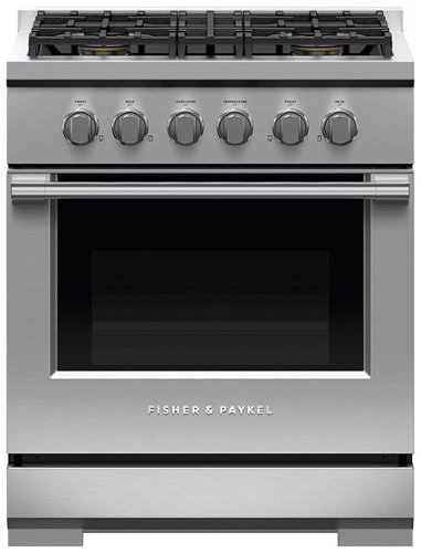 Photos - Cooker Fisher & Paykel  Professional 30 inch 4 Burner Gas Range (LP) - Stainless 