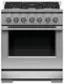 Front. Fisher & Paykel - Professional 30 inch 5 Burner Gas Range - Stainless Steel.