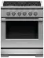 Front. Fisher & Paykel - Professional 30 inch 4 Burner Gas Range - Stainless Steel.