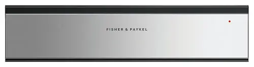Front. Fisher & Paykel - Contemporary 24-in Warming Drawer with Push to Open Door - Stainless Steel.