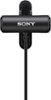 Sony - ECMLV1 Omnidirectional Lavalier Microphone with Compact Stereo - Black-Front_Standard