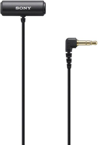 Sony ECMLV1 Omnidirectional Lavalier Microphone with Compact Stereo WORLDWIDE DELIVERY
