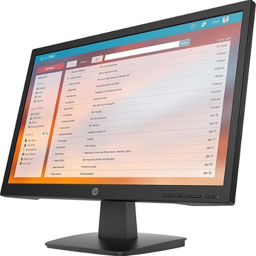 HP - P22v G4 Monitor 21.5 LCD FHD - Black