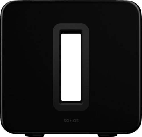 Sonos - Geek Squad Certified Refurbished Sub (Gen 3) Wireless Subwoofer - Black-Front_Standard 
