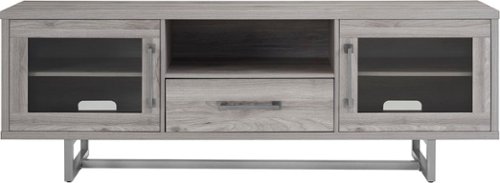 Insignia™ - TV Stand for Most TVs Up to 80" - Gray