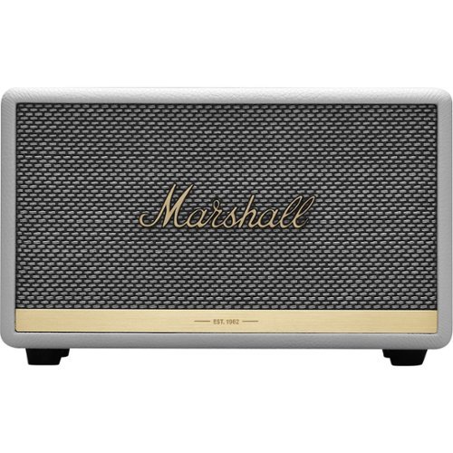 Marshall - Geek Squad Certified Refurbished Acton II 60W Wireless Speaker - White-Front_Standard 