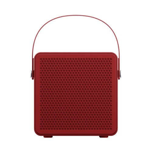 Urbanears - Geek Squad Certified Refurbished Rålis Portable Bluetooth Speaker - Haute Red-Front_Standard 