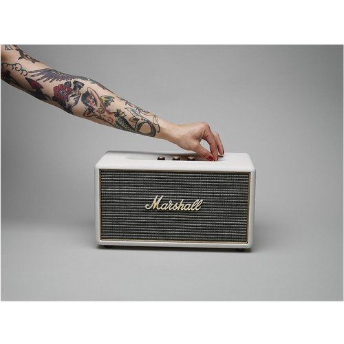 Marshall - Geek Squad Certified Refurbished Stanmore Bluetooth Speaker - Cream-Alt_View_Standard_18 