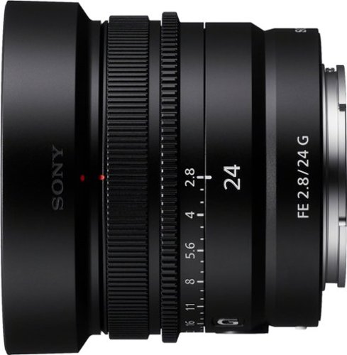 Sony FE 24mm F2.8G Full-frame Ultra-compact G Lens for Sony Alpha E-mount Cameras - Black WHERE TO BUY