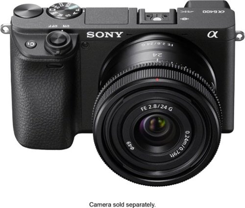 Sony FE 24mm F2.8G Full-frame Ultra-compact G Lens for Sony Alpha E-mount Cameras - Black BUY IN UK