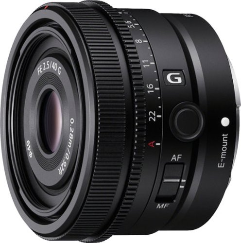 FE 40mm F2.5 G Full-frame Ultra-compact G Lens for Sony Alpha E-mount Cameras - Black