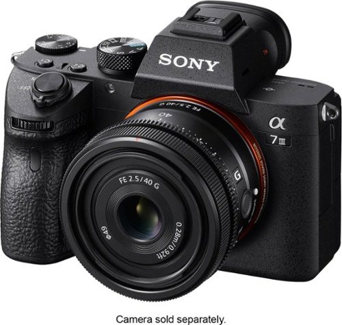 Sony FE 40mm F2.5 G Full-frame Ultra-compact G Lens for Sony Alpha E-mount Cameras - Black BUY IN SAUDI ARABIA