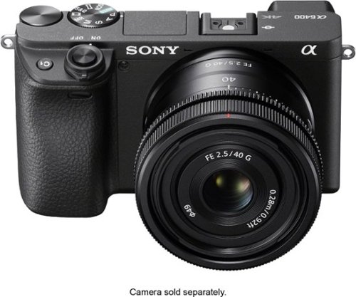 Sony FE 40mm F2.5 G Full-frame Ultra-compact G Lens for Sony Alpha E-mount Cameras - Black BUY IN QATAR