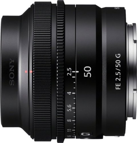 Sony FE 50mm F2.5 G Full-frame Ultra-compact G Lens for Sony Alpha E-mount Cameras - Black HOW TO BUY