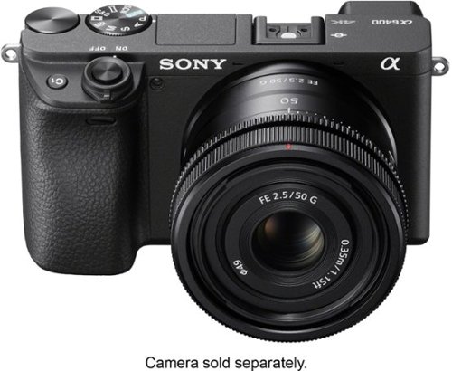 Sony FE 50mm F2.5 G Full-frame Ultra-compact G Lens for Sony Alpha E-mount Cameras - Black BUY IN CANADA