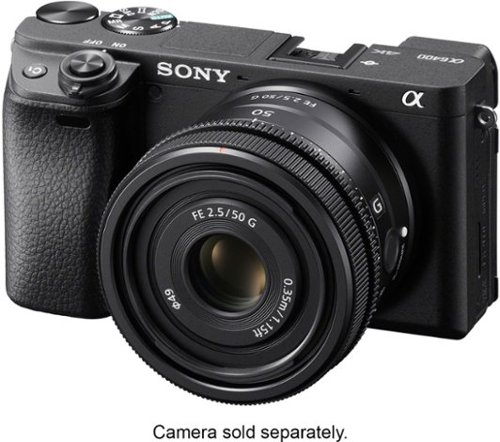 Sony FE 50mm F2.5 G Full-frame Ultra-compact G Lens for Sony Alpha E-mount Cameras - Black BUY IN UK