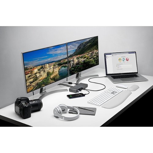 Kensington SD5700T Thunderbolt 4 Dual 4K Docking Station with 90W PD - Gray BUY IN MIDDLE EAST