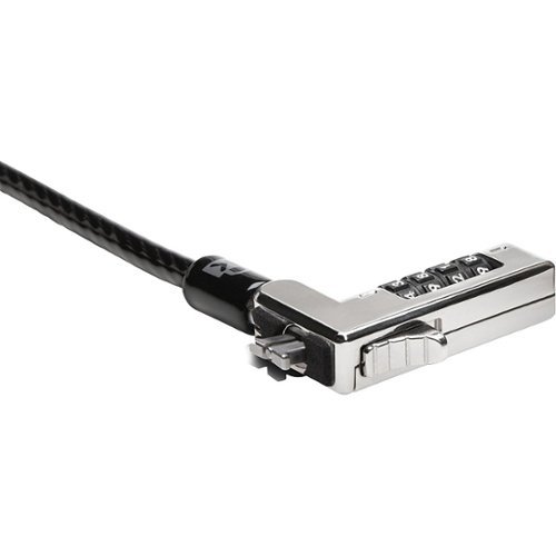 Kensington Slim Combo Lock for Standard Slot - Black WORLDWIDE DELIVERY