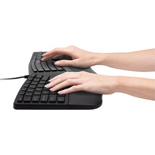 Kensington K75400US Full-size Wired Keyboard with Pro Fit Ergo - Black SHOP ONLINE