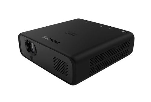 Philips - PicoPix Max One, Pico Projector, LED DLP, 5h Battery Life, HDMI, USB-C - Black