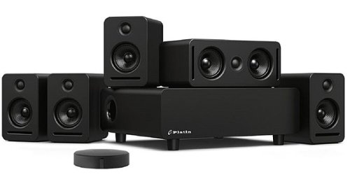 Platin - Monaco 5.1 with WiSA SoundSend Speaker System - Black-Angle_Standard 