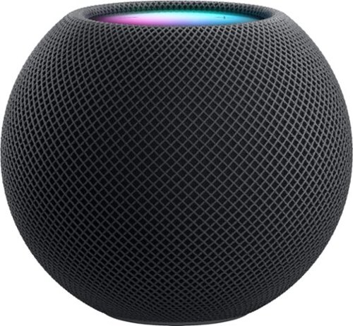 Apple - Geek Squad Certified Refurbished HomePod mini - Space Gray-Front_Standard 