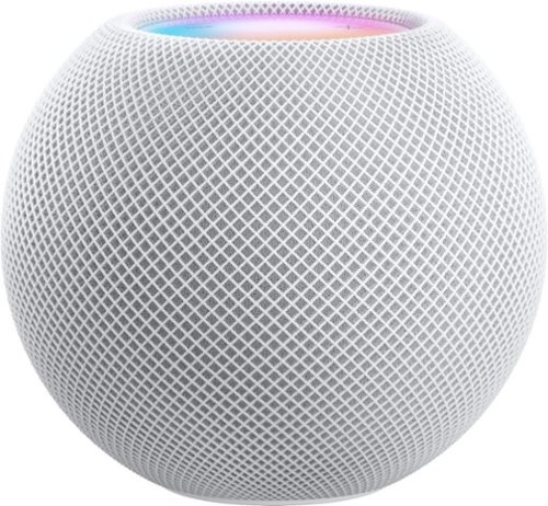 Apple - Geek Squad Certified Refurbished HomePod mini - White-Front_Standard 